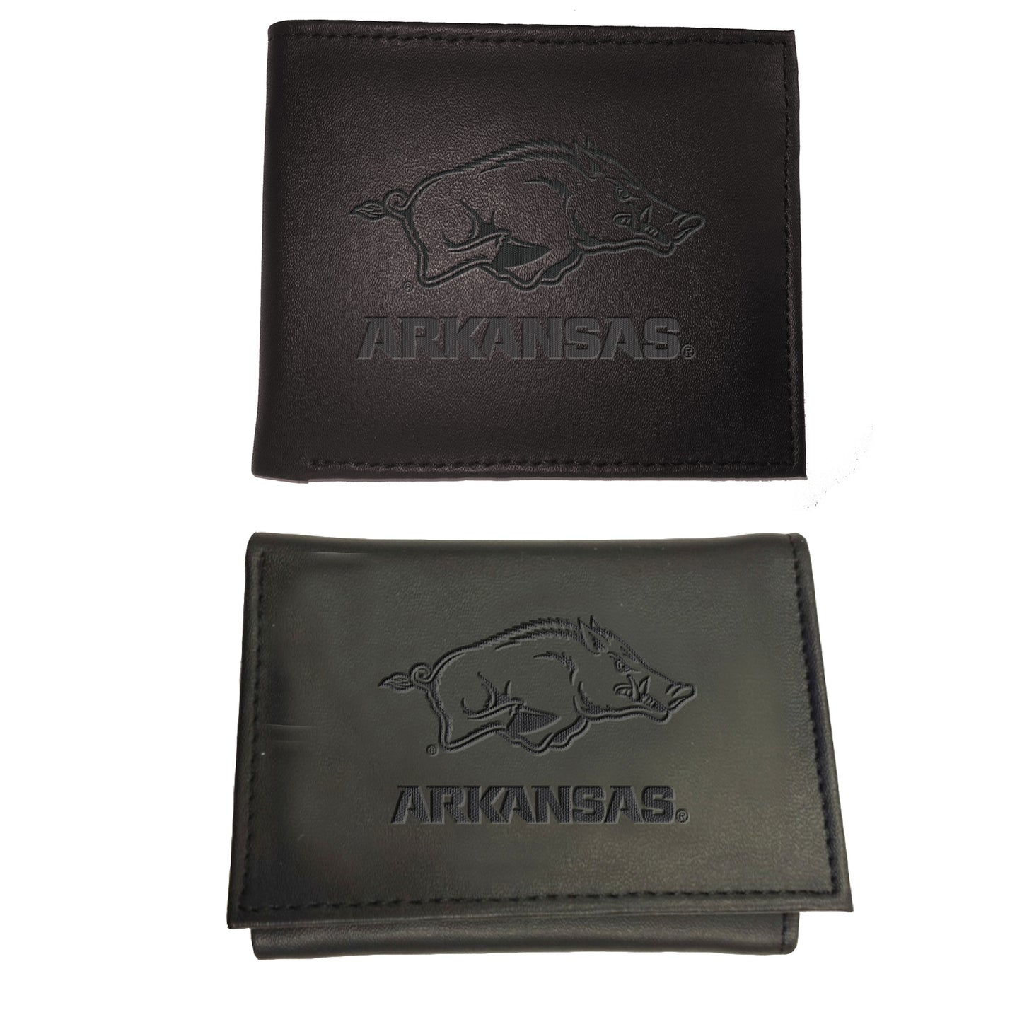 Arkansas Razorbacks Bifold & Trifold Wallet Two-Piece Set