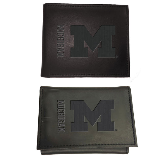 Michigan Wolverines Bifold & Trifold Wallet Two-Piece Set
