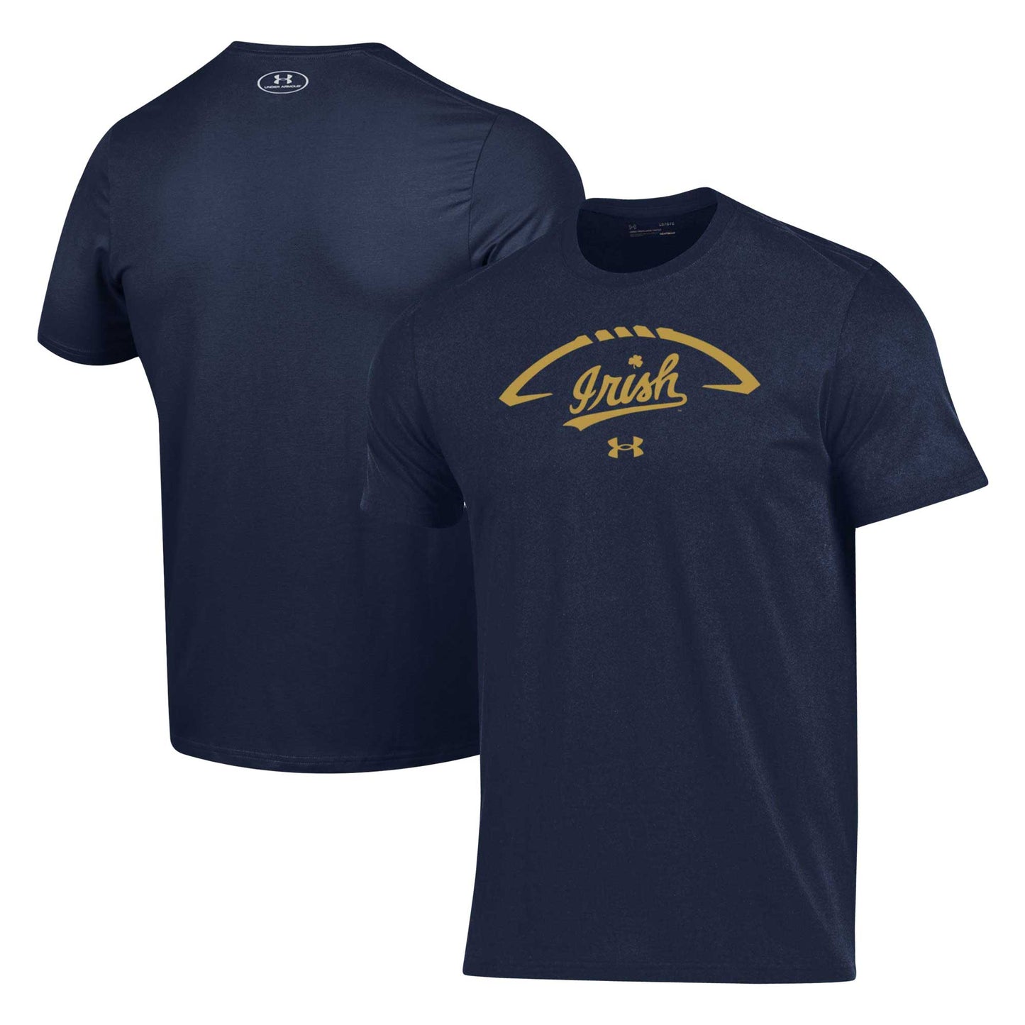 Men's Navy Notre Dame Fighting Irish Football Icon T-Shirt