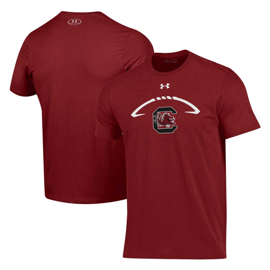 Men's Garnet South Carolina Gamecocks Football Icon T-Shirt