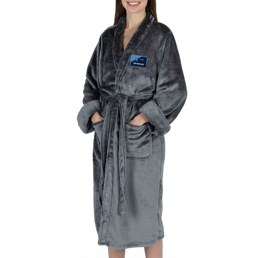 Women's The Northwest Group Gray Tennessee Titans Snipe Personalized Robe