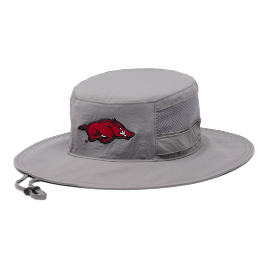 Unisex Columbia Gray Arkansas Razorbacks Bora Bora Booney II Omni-Shade Hat