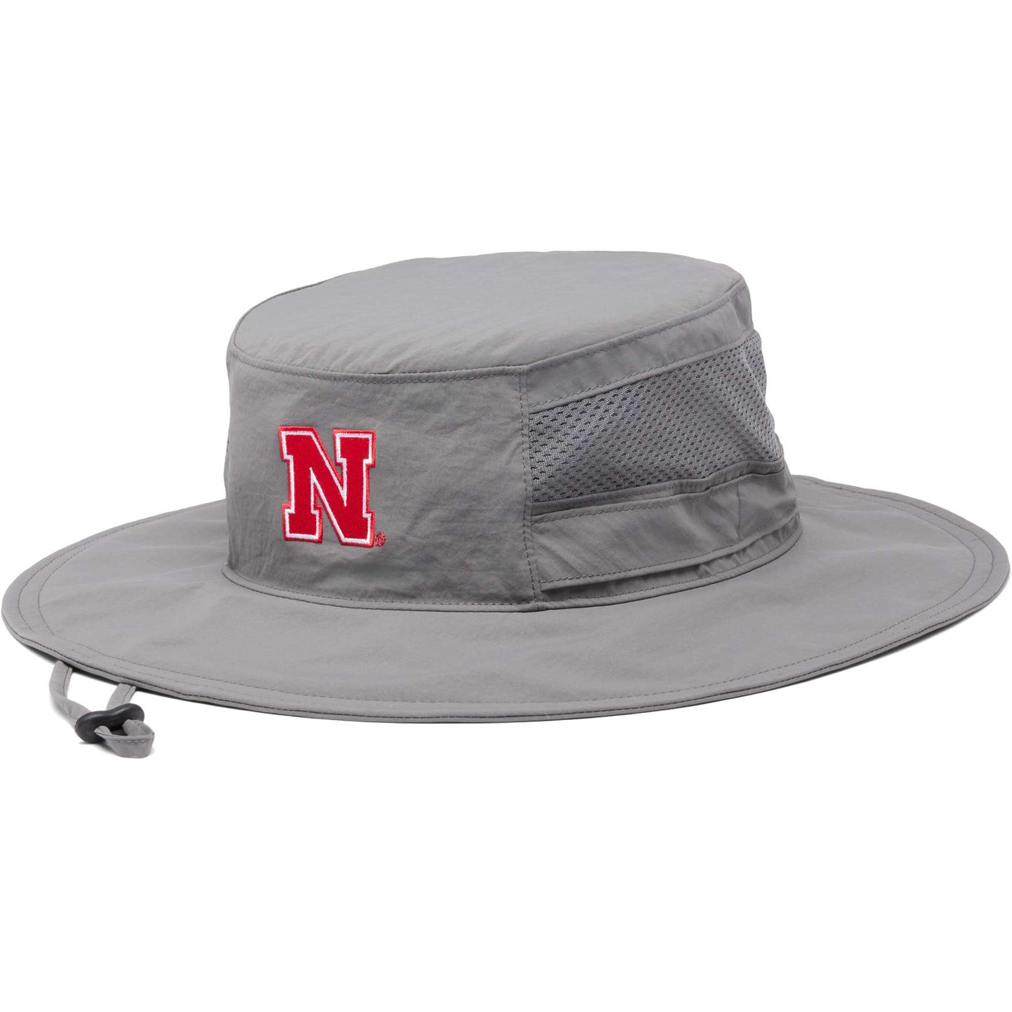 Unisex Columbia Gray Nebraska Huskers Bora Bora Booney II Omni-Shade Hat