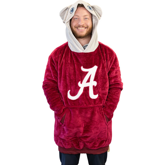 Plushible Crimson Alabama Crimson Tide Snugible 2-in-1 Blanket Hoodie and Plushie