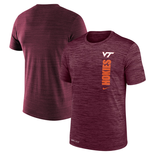 Men's Nike Maroon Virginia Tech Hokies 2024 Sideline Velocity Legend Performance T-Shirt