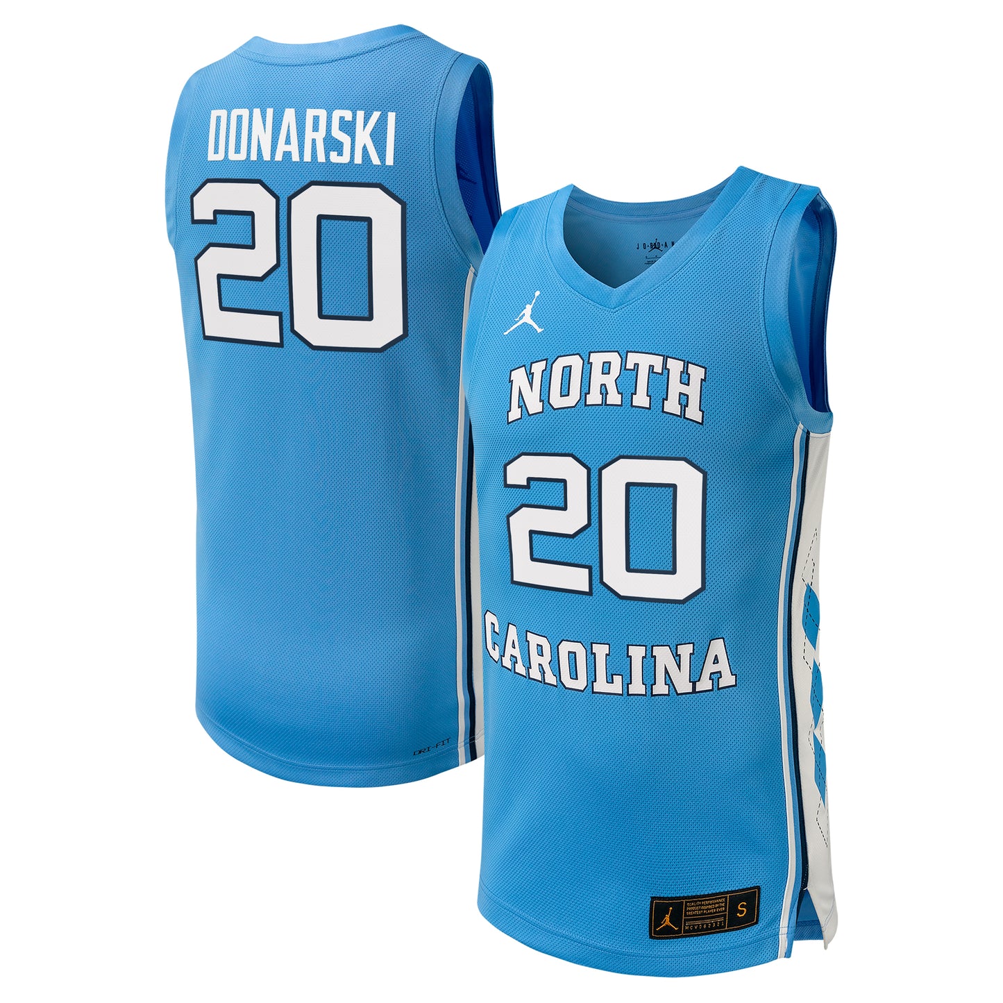 Unisex Jordan Brand Lexi Donarski Carolina Blue North Carolina Tar Heels NIL Women's Basketball Replica Player Jersey