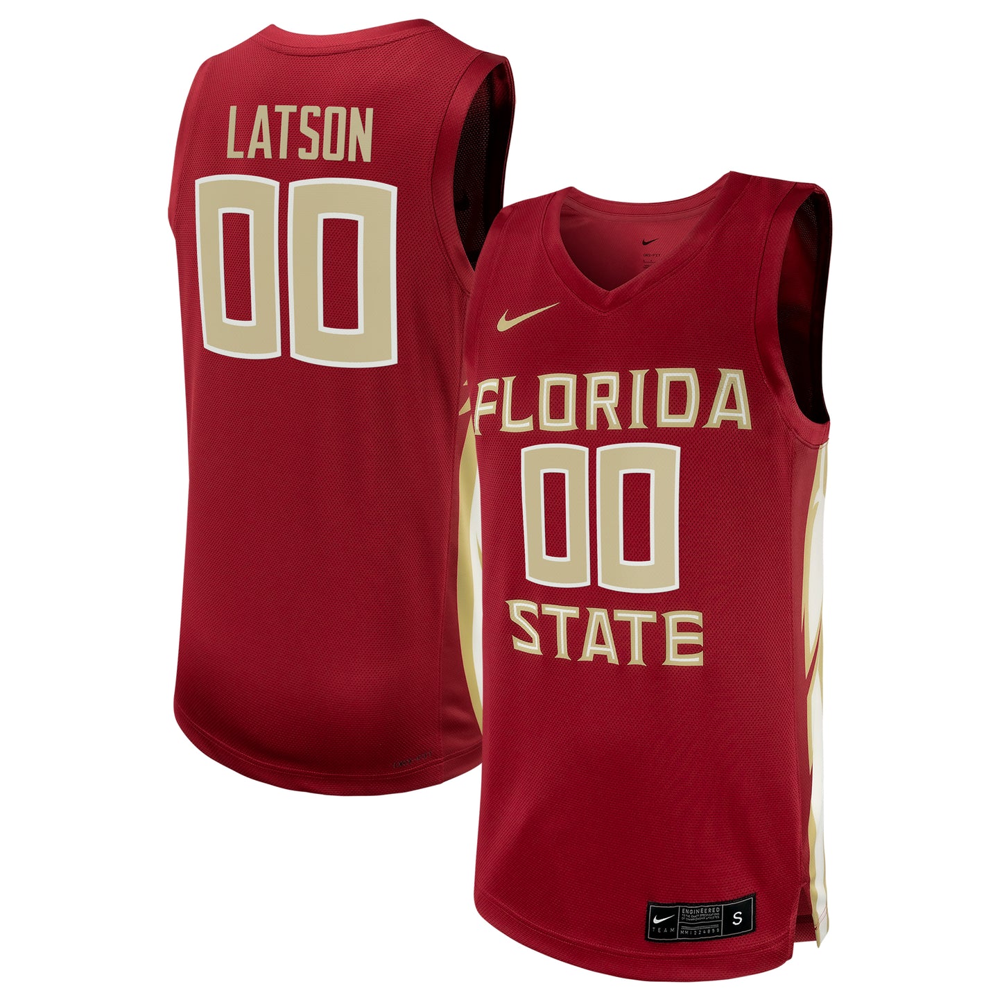 Unisex Nike Ta niya Latson Garnet Florida State Seminoles NIL Women's Basketball Replica Player Jersey