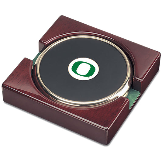 Gold Oregon Ducks 2-Piece Coaster Set