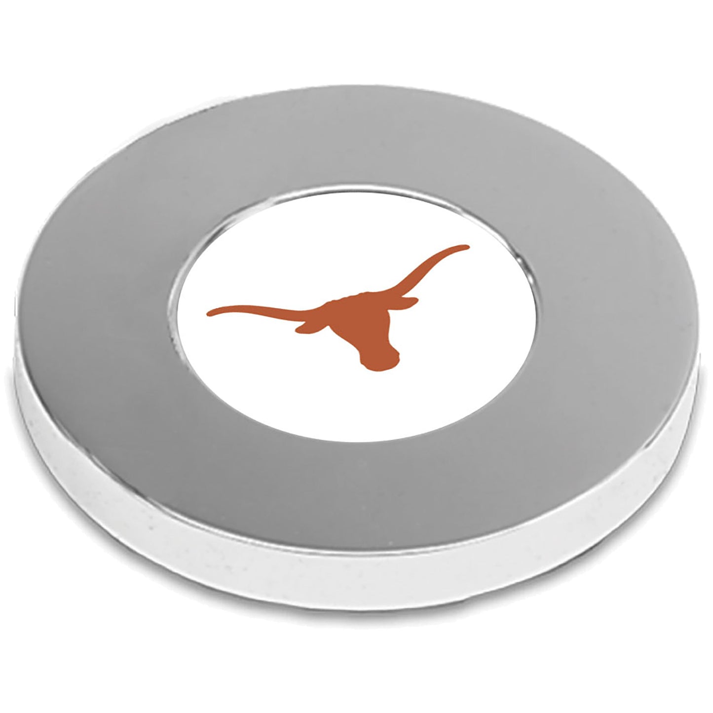Silver Texas Longhorns Office Paperweight