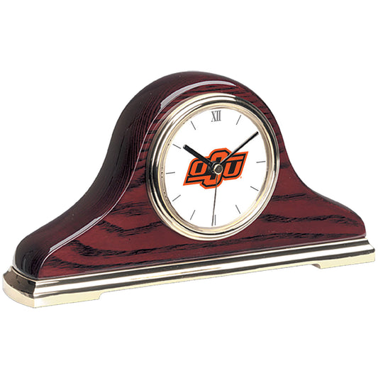 Gold Oklahoma State Cowboys Mantle Clock