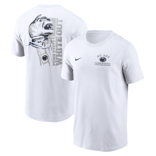 Men's Nike White Penn State Nittany Lions 2024 White Out T-Shirt