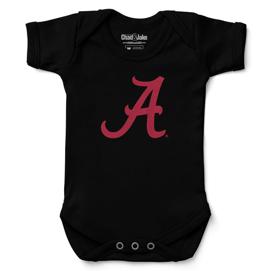 Newborn & Infant Chad & Jake Black Alabama Crimson Tide  Bodysuit