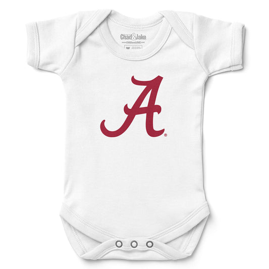 Newborn & Infant Chad & Jake White Alabama Crimson Tide  Bodysuit