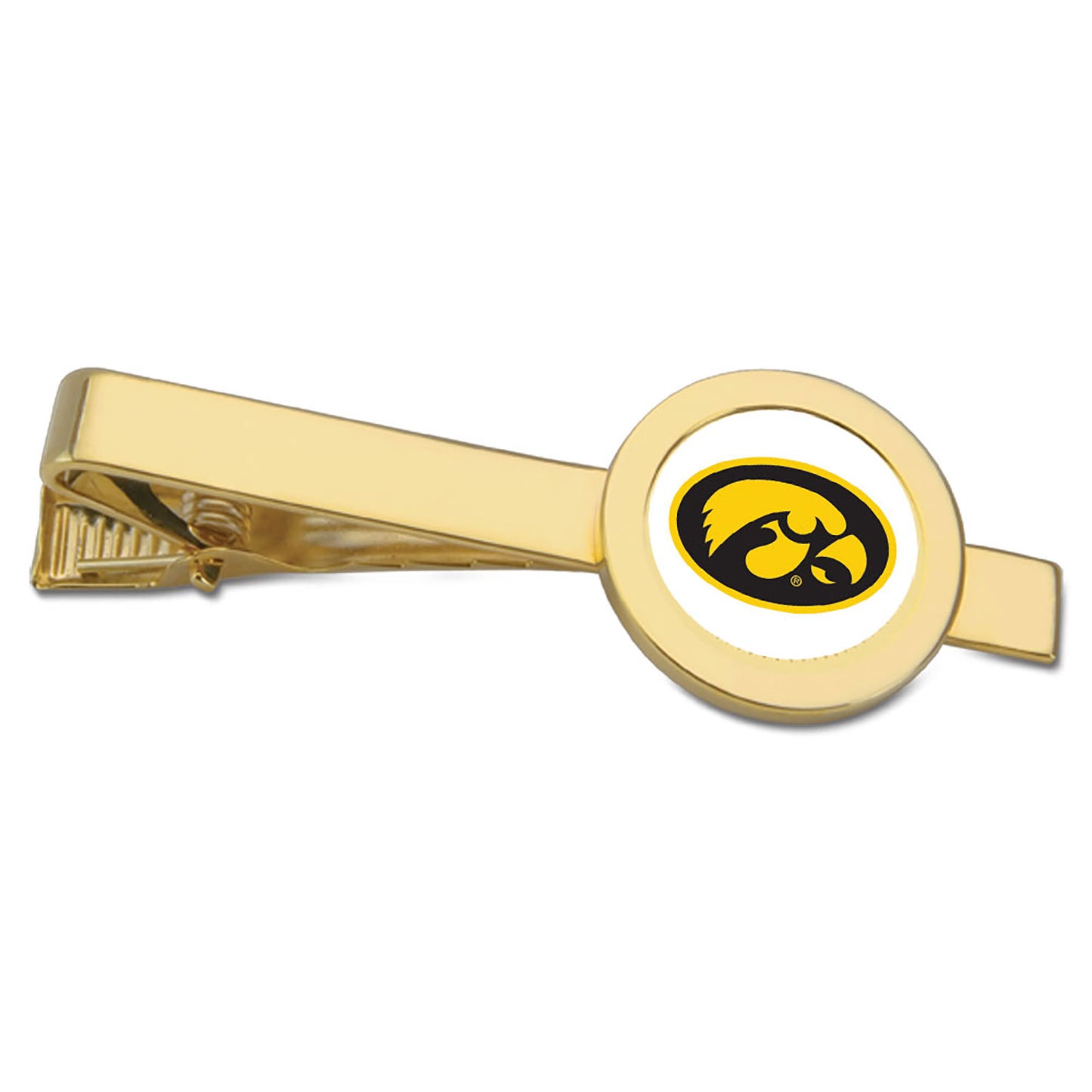 Gold Iowa Hawkeyes Tie Bar