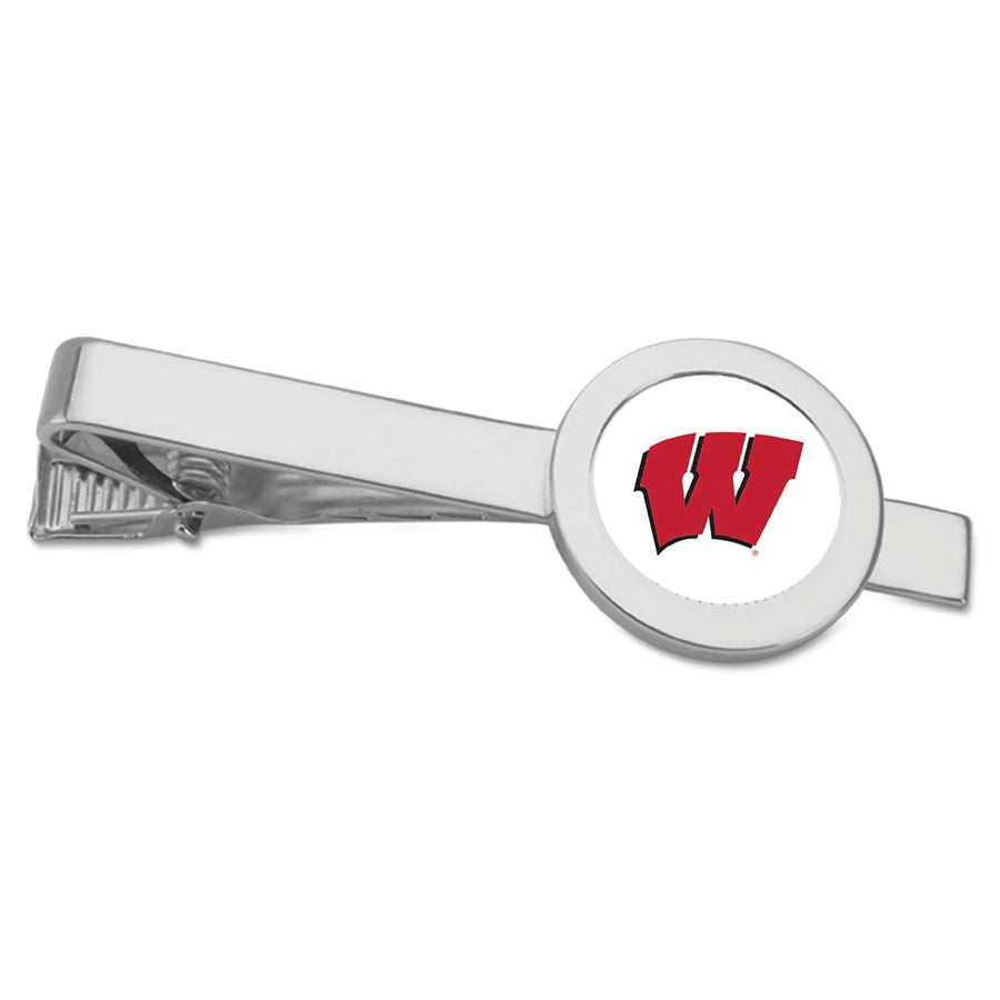 Silver Wisconsin Badgers Tie Bar