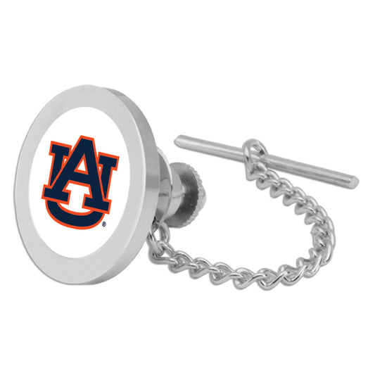 Silver Auburn Tigers Tie Tack/Lapel Pin