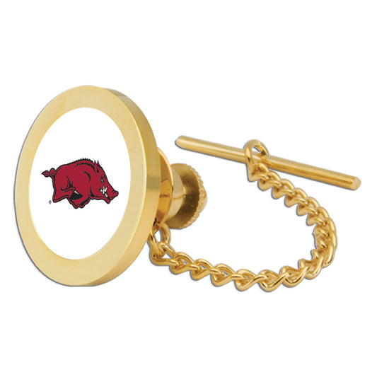 Gold Arkansas Razorbacks Tie Tack/Lapel Pin