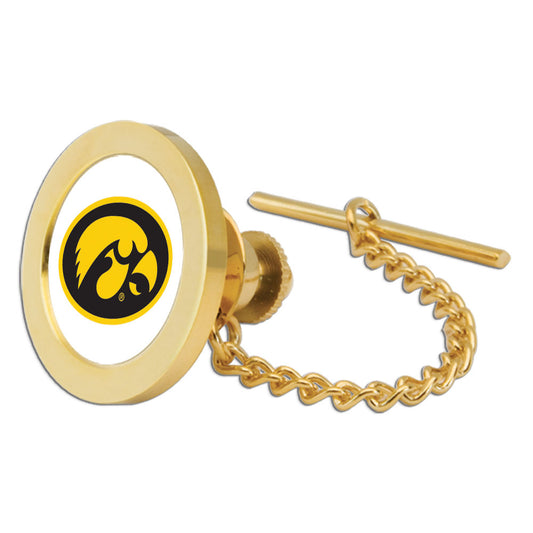 Gold Iowa Hawkeyes Tie Tack/Lapel Pin