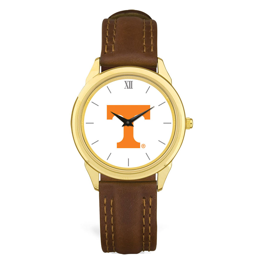 Men's Brown Tennessee Volunteers Leather Watch