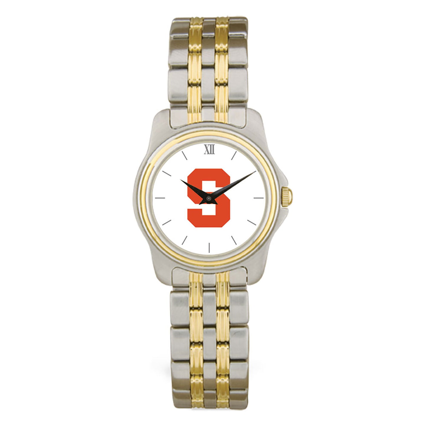 Women's Silver/Gold Syracuse Orange Two-Tone Wristwatch