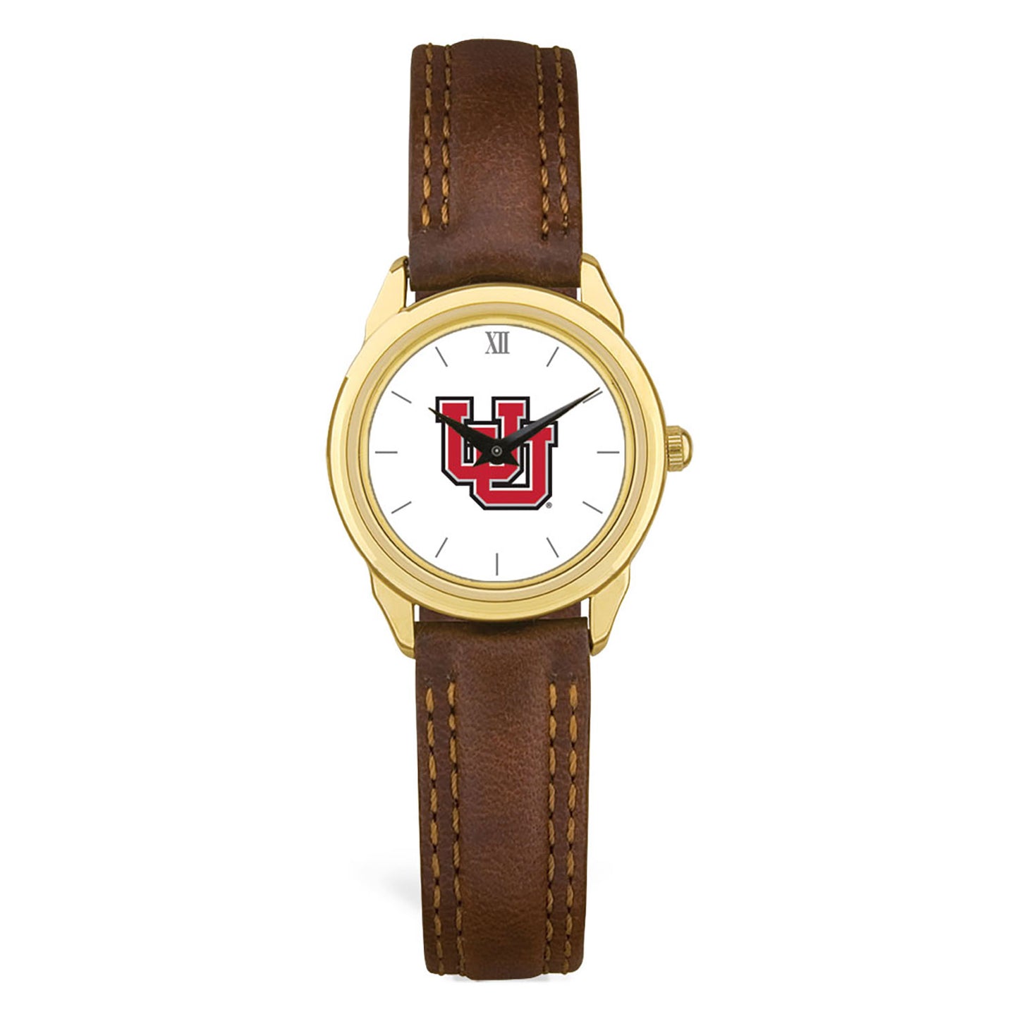 Women's Brown Utah Utes Leather Watch