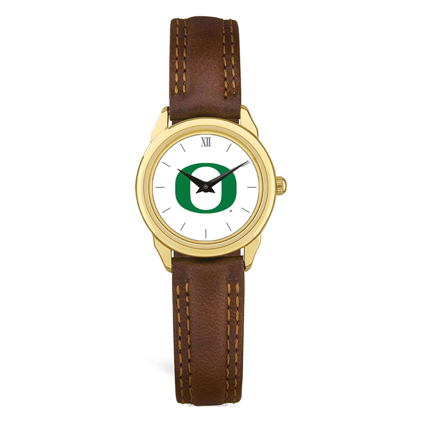 Women's Brown Oregon Ducks Leather Watch