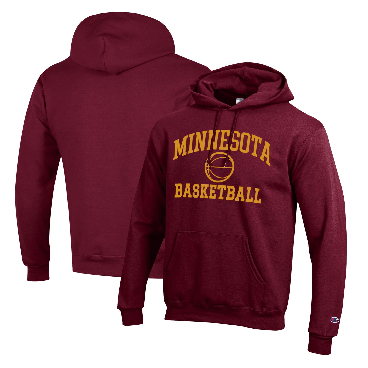 Men's Champion Maroon Minnesota Golden Gophers Basketball Icon Pullover Hoodie