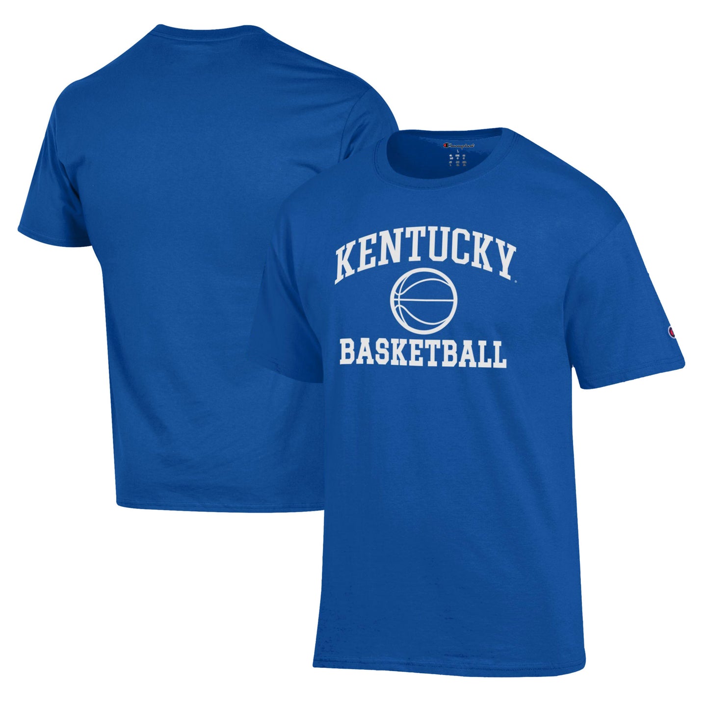 Men's Champion Royal Kentucky Wildcats Basketball Icon T-Shirt