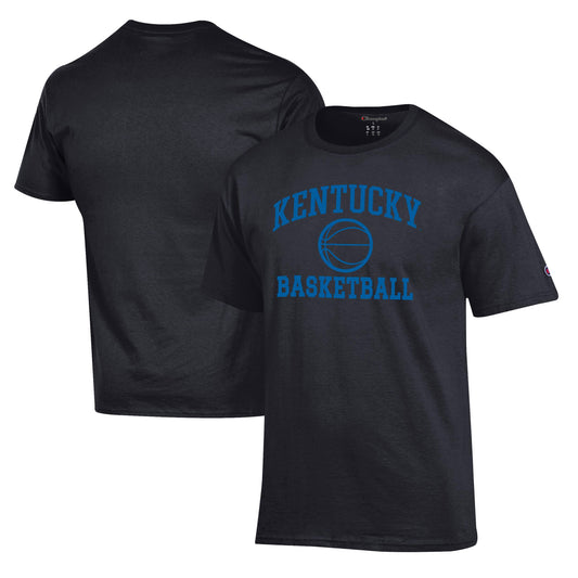 Men's Champion Black Kentucky Wildcats Basketball Icon T-Shirt