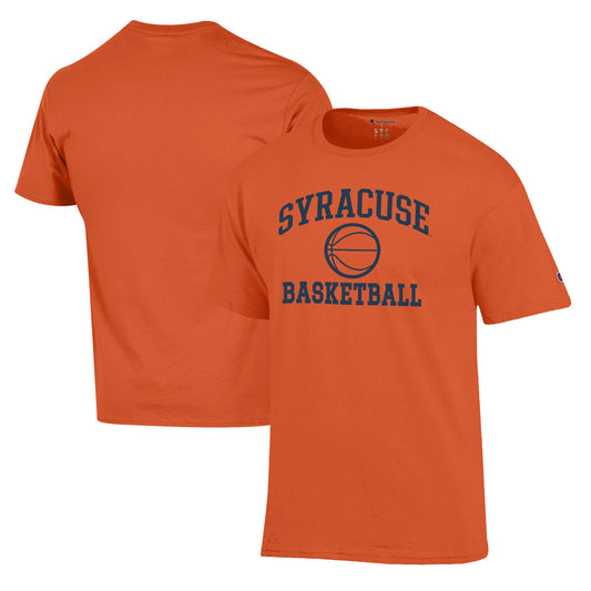 Men's Champion Orange Syracuse Orange Basketball Icon T-Shirt