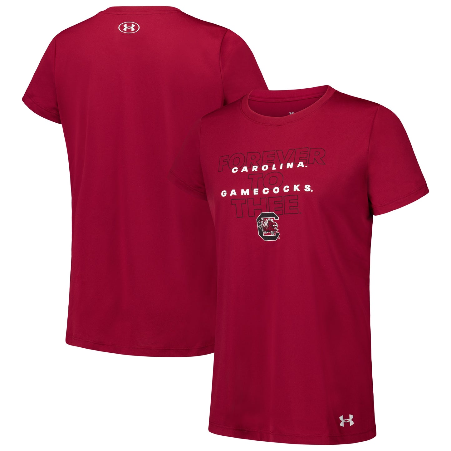 Women's Under Armour Garnet South Carolina Gamecocks Performance T-Shirt