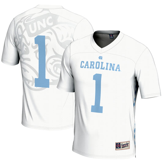 Men's GameDay Greats #1 White North Carolina Tar Heels Lightweight Men's Lacrosse Jersey