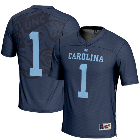 Men's GameDay Greats #1 Navy North Carolina Tar Heels Lightweight Men's Lacrosse Jersey