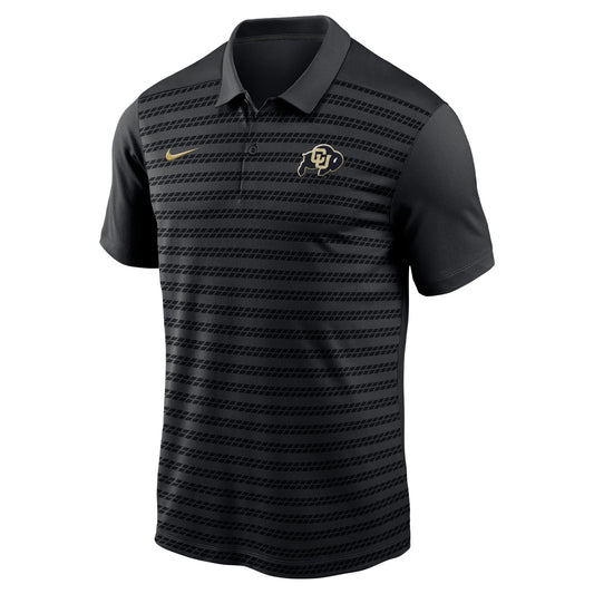 Men's Nike Black Colorado Buffaloes 2024 Early Season Coaches Sideline Polo