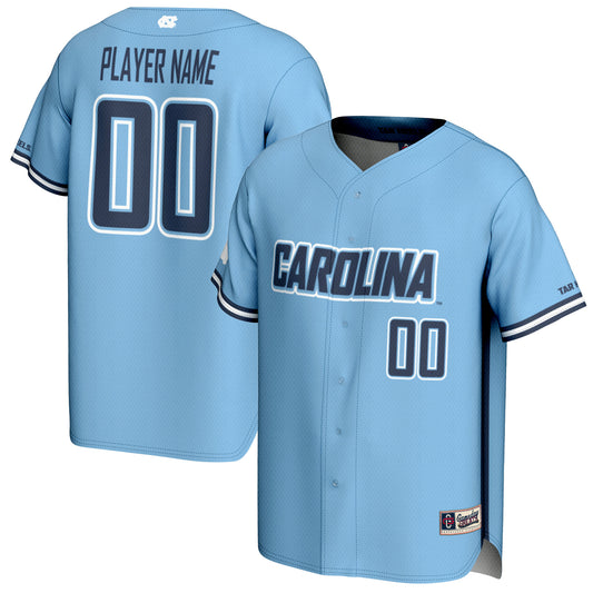 Unisex GameDay Greats Carolina Blue North Carolina Tar Heels NIL Pick-A-Player Baseball Lightweight Jersey