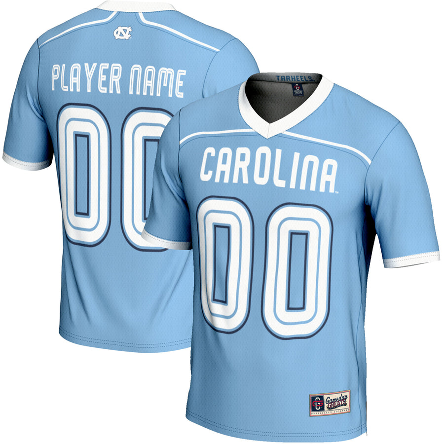 Men's GameDay Greats  Carolina Blue North Carolina Tar Heels NIL Pick-A-Player Lightweight Lacrosse Jersey