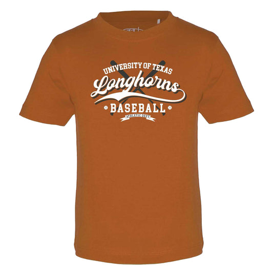 Toddler Garb Texas Orange Texas Longhorns Toni Baseball T-Shirt