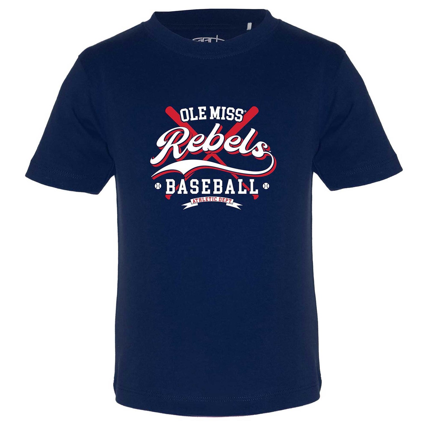 Toddler Garb Navy Ole Miss Rebels Toni Baseball T-Shirt