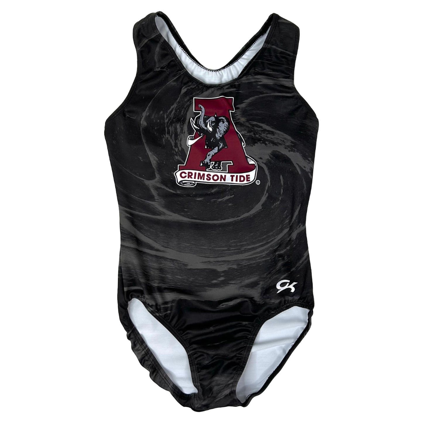 Women's Black Alabama Crimson Tide Replica Gymnastics Racerback Leotard