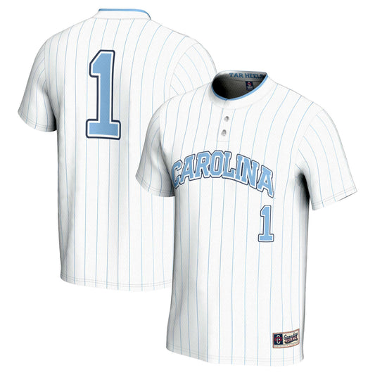 Youth GameDay Greats #1 White North Carolina Tar Heels Lightweight Softball Jersey