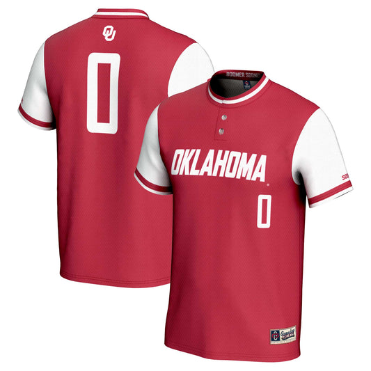 Youth GameDay Greats #0 Crimson Oklahoma Sooners Lightweight Softball Jersey