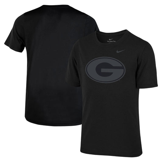 Youth Nike Georgia Bulldogs Black Logo Legend Performance T-Shirt