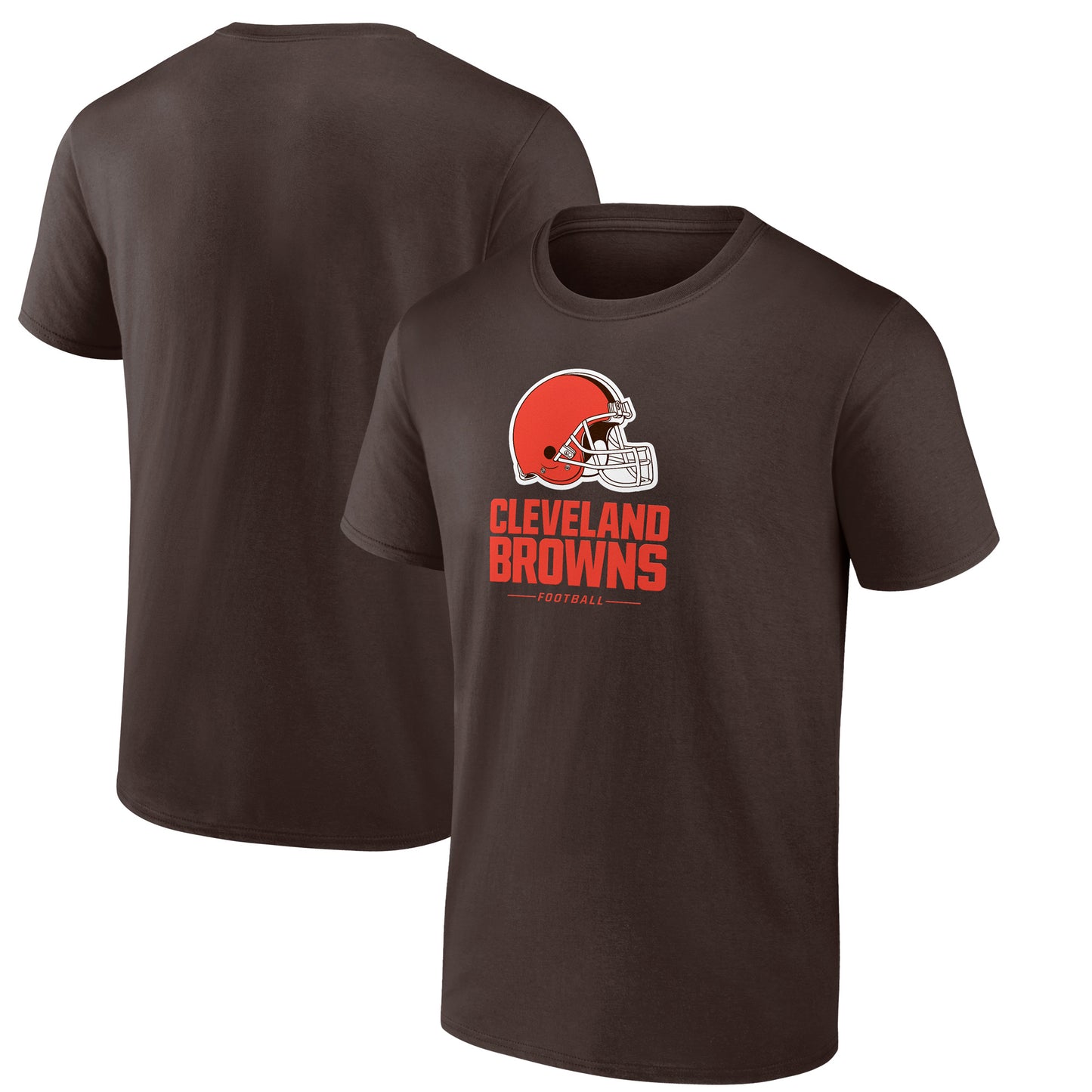 Men's Fanatics Brown Cleveland Browns Team Lockup T-Shirt