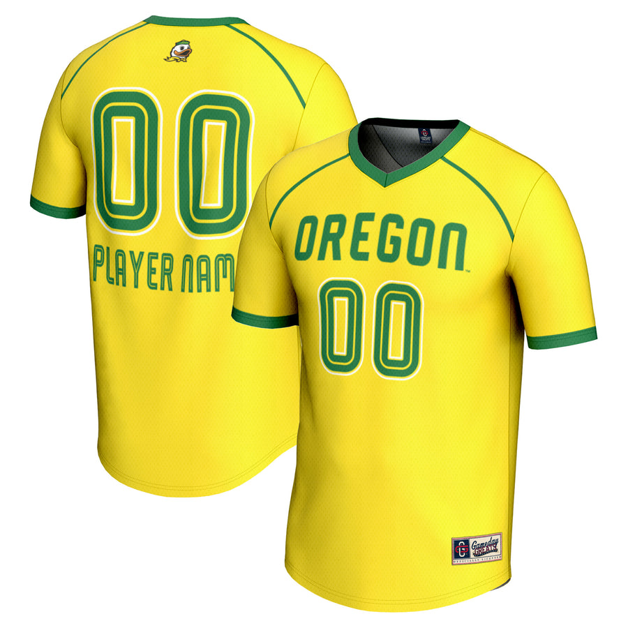 Youth GameDay Greats  Yellow Oregon Ducks Women's Lacrosse NIL Lightweight Jersey