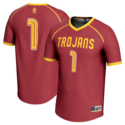 Unisex GameDay Greats #1 Cardinal USC Trojans Lightweight Women's Lacrosse Jersey