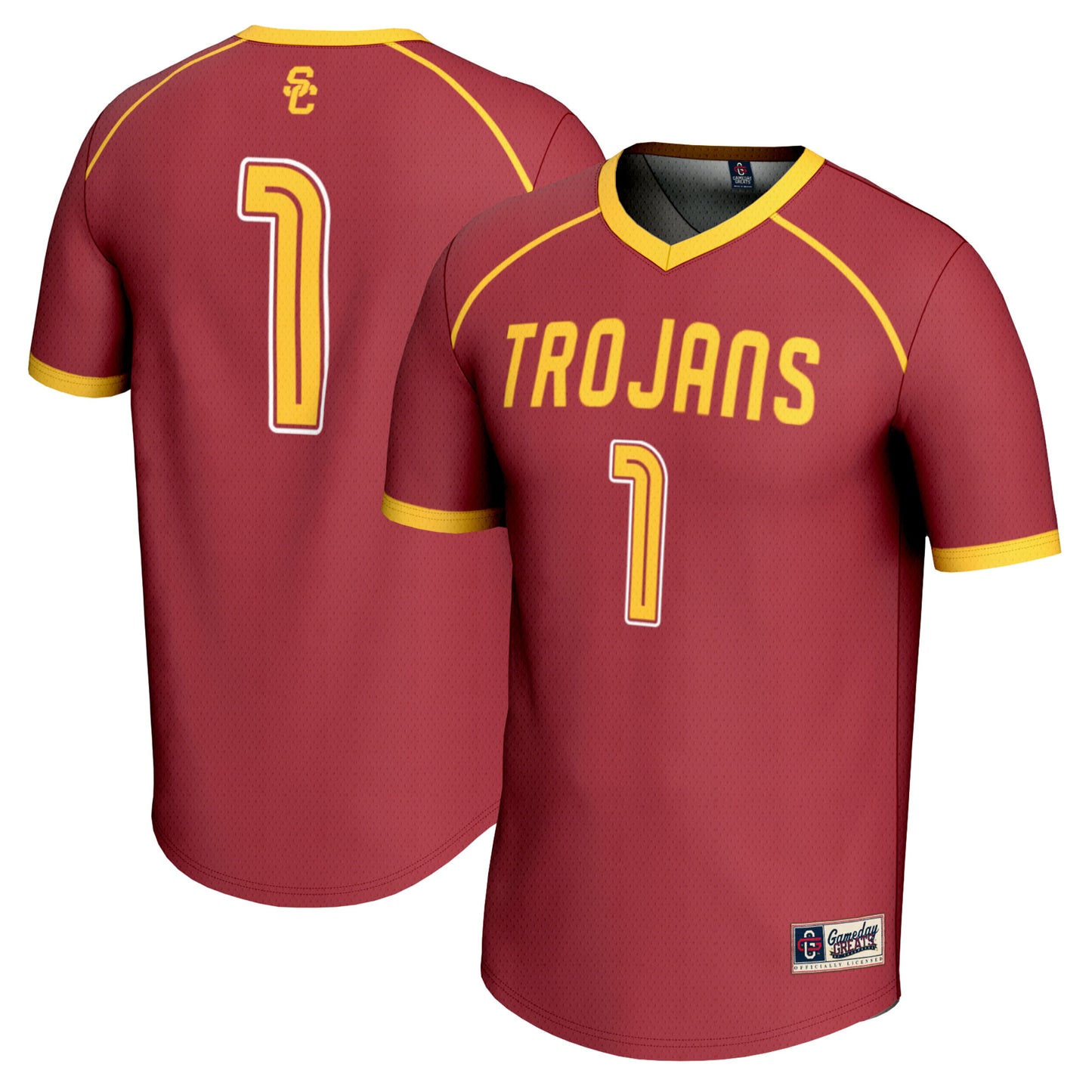 Youth GameDay Greats #1 Cardinal USC Trojans Lightweight Women's Lacrosse Jersey