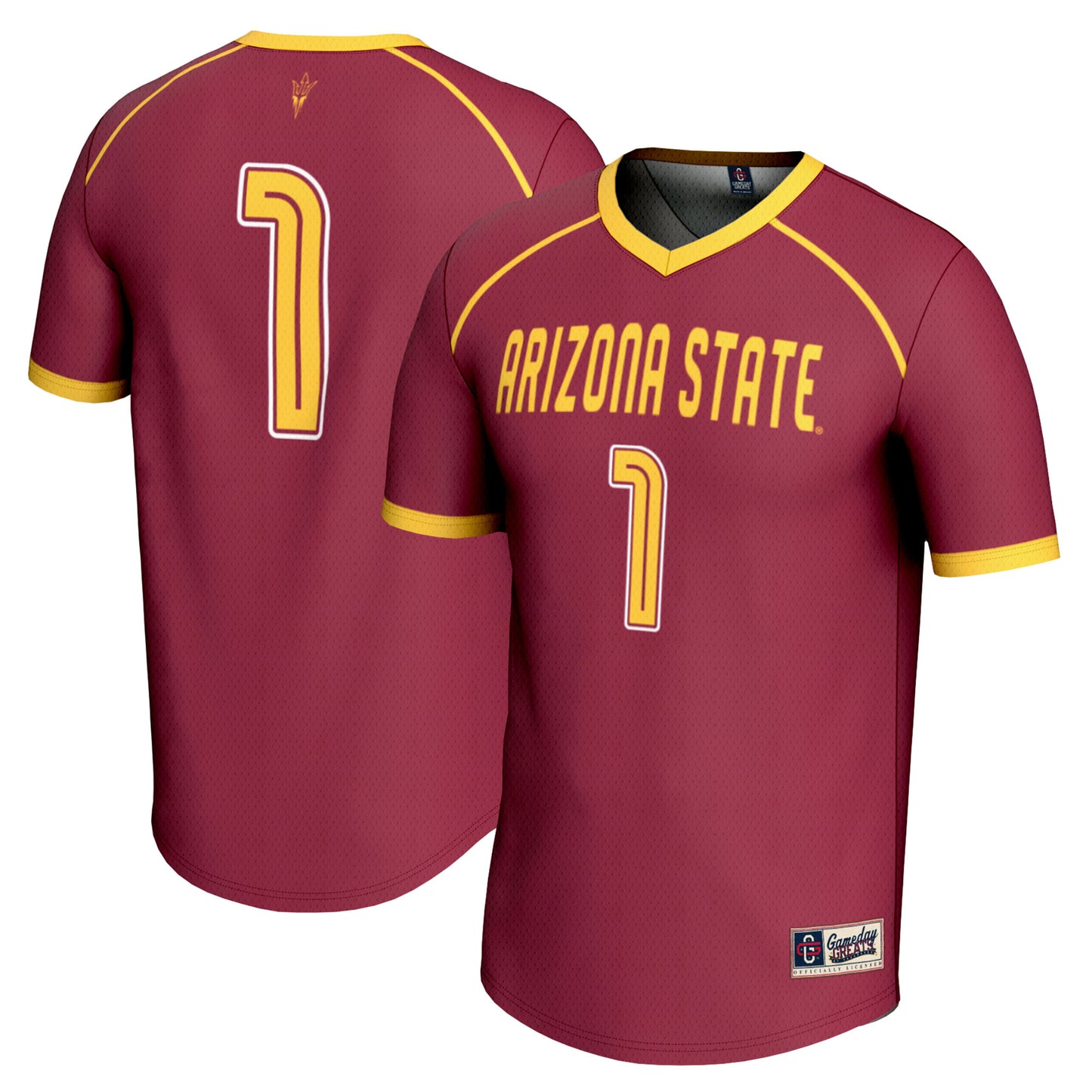 Youth GameDay Greats #1 Maroon Arizona State Sun Devils Lightweight Women's Lacrosse Jersey