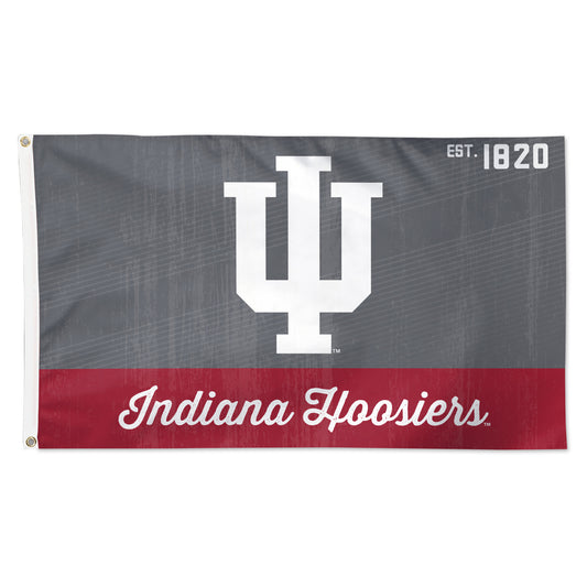 WinCraft Indiana Hoosiers 3’ x 5’ Single-Sided Retro Deluxe Flag