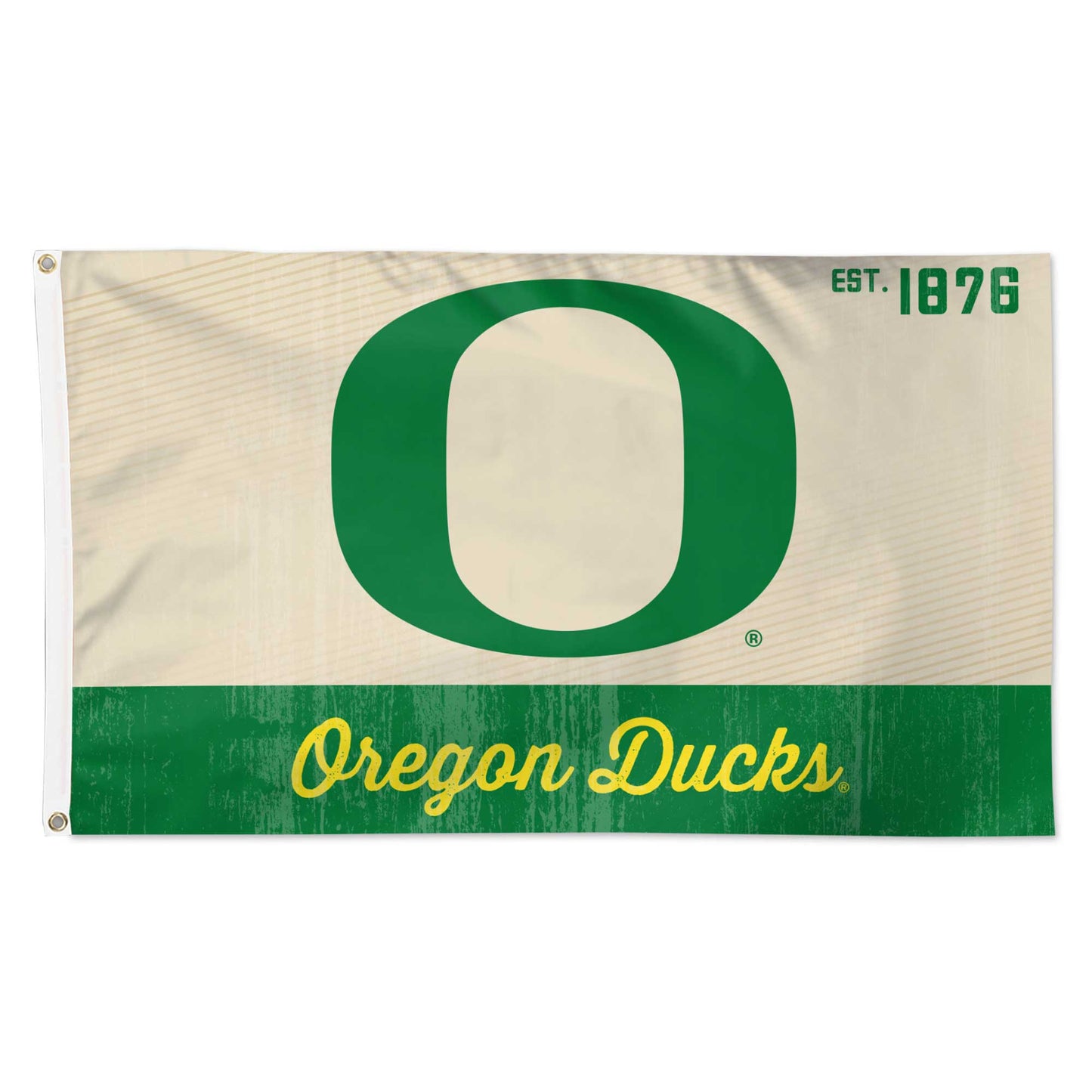 WinCraft Oregon Ducks 3’ x 5’ Single-Sided Retro Deluxe Flag