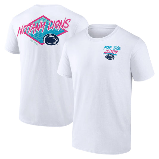Men's White Penn State Nittany Lions Surf Break T-Shirt